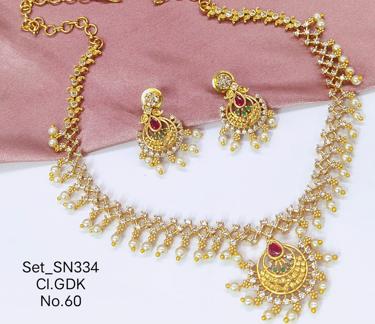 JTBS Pink Jewellery Set