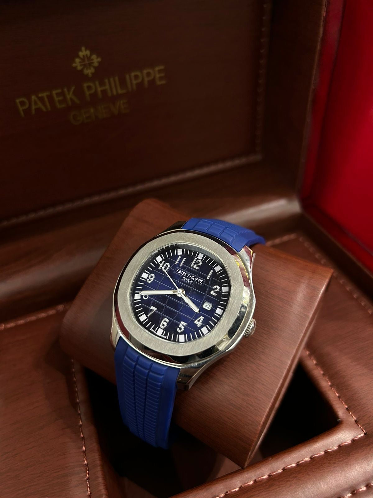 PATEK PHILIPPE WATCH Automatic Blue Dial Men's Watch ( With Box )