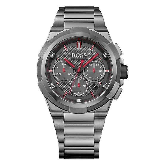 BRAND NEW Hugo Boss Watch Supernova Chronograph Gun Metal Mens Watch