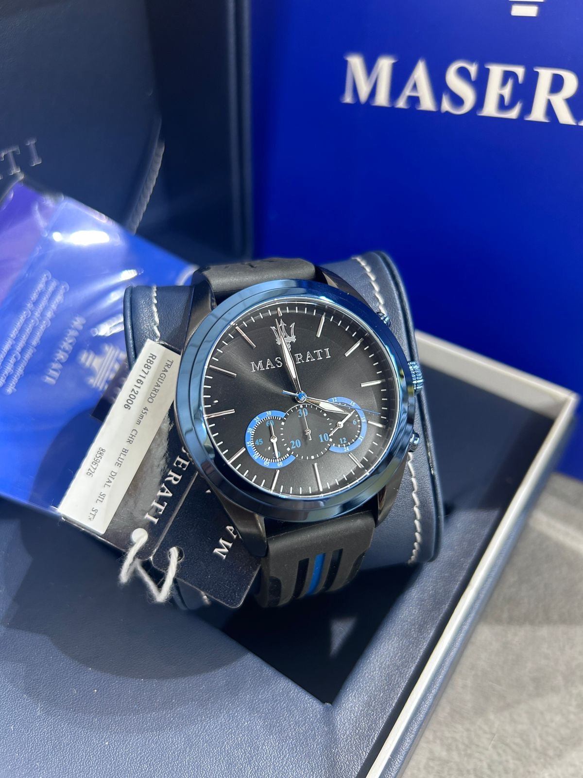 Maserati Watch Men Black Analogue ( Without Box )