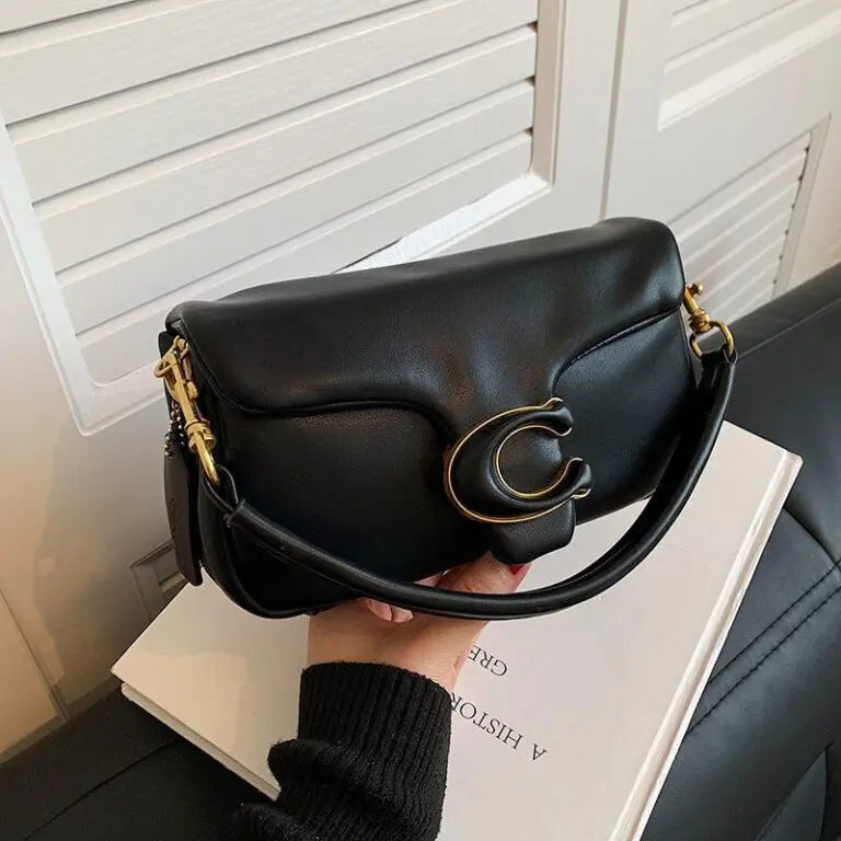 COACH PILLOW TABBY BLACK COLOR SHOULDER BAG ( WITH BOX )