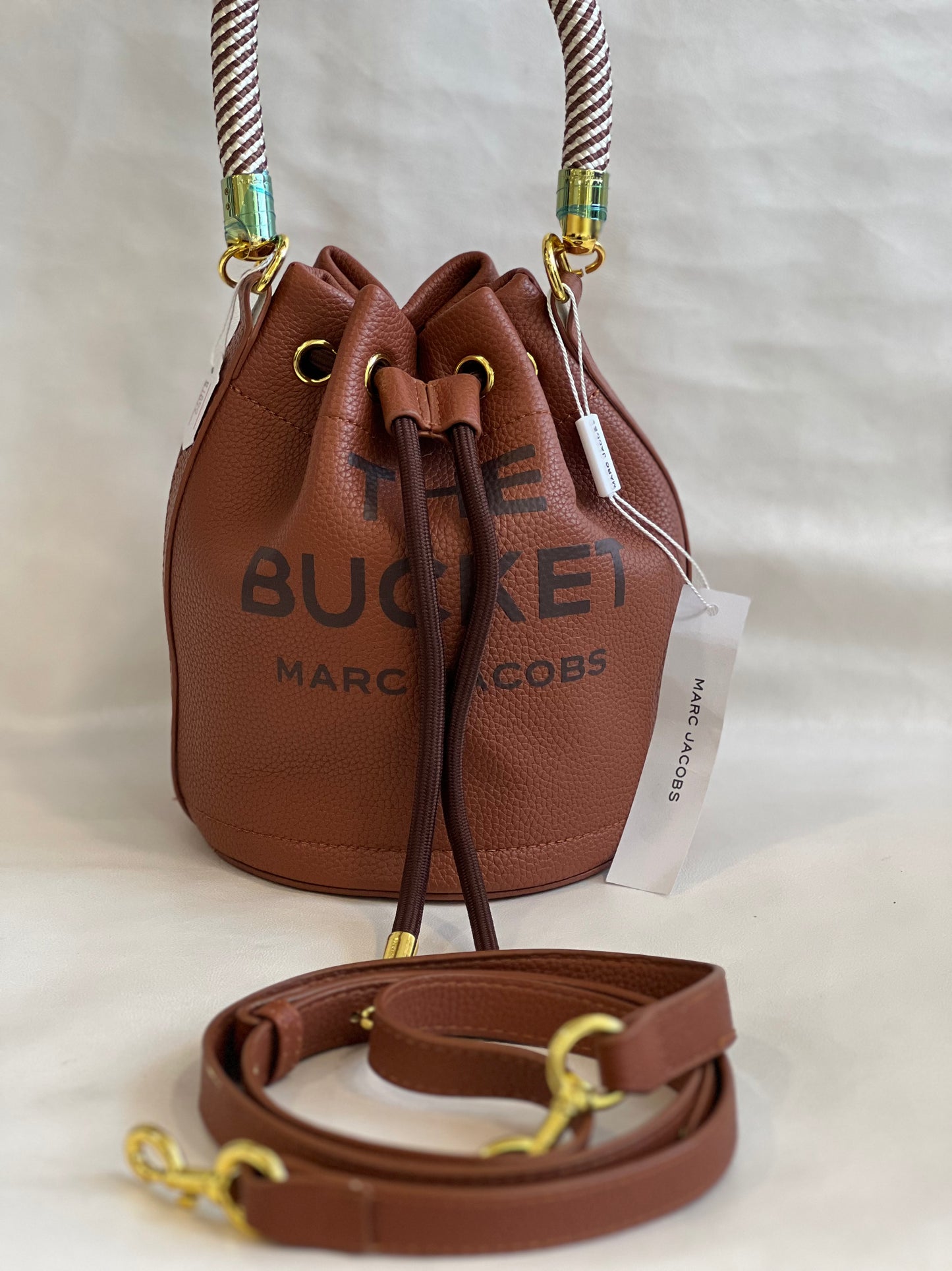 MARC JACOBS BROWN BUCKETBAG FOR WOMEN (WITHOUT BOX )