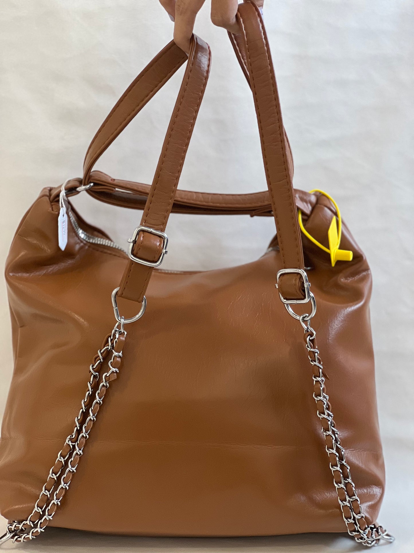 CASUAL BAG BROWN  COLOR SHOULDER AND BACKPACK