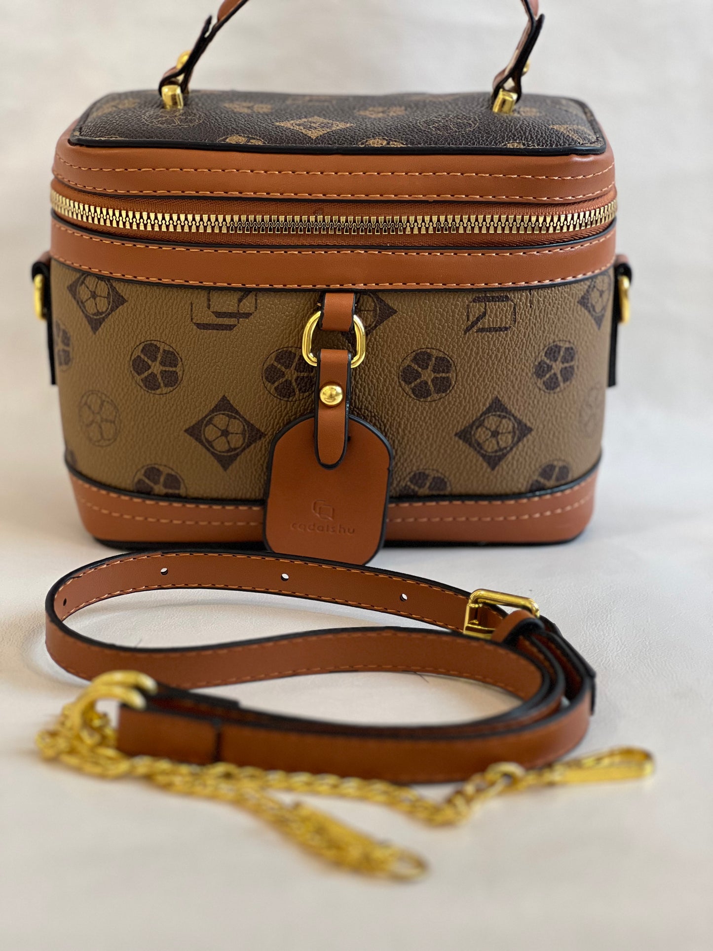 CASUAL BAG COFFEE BROWN ( SLING BAG )