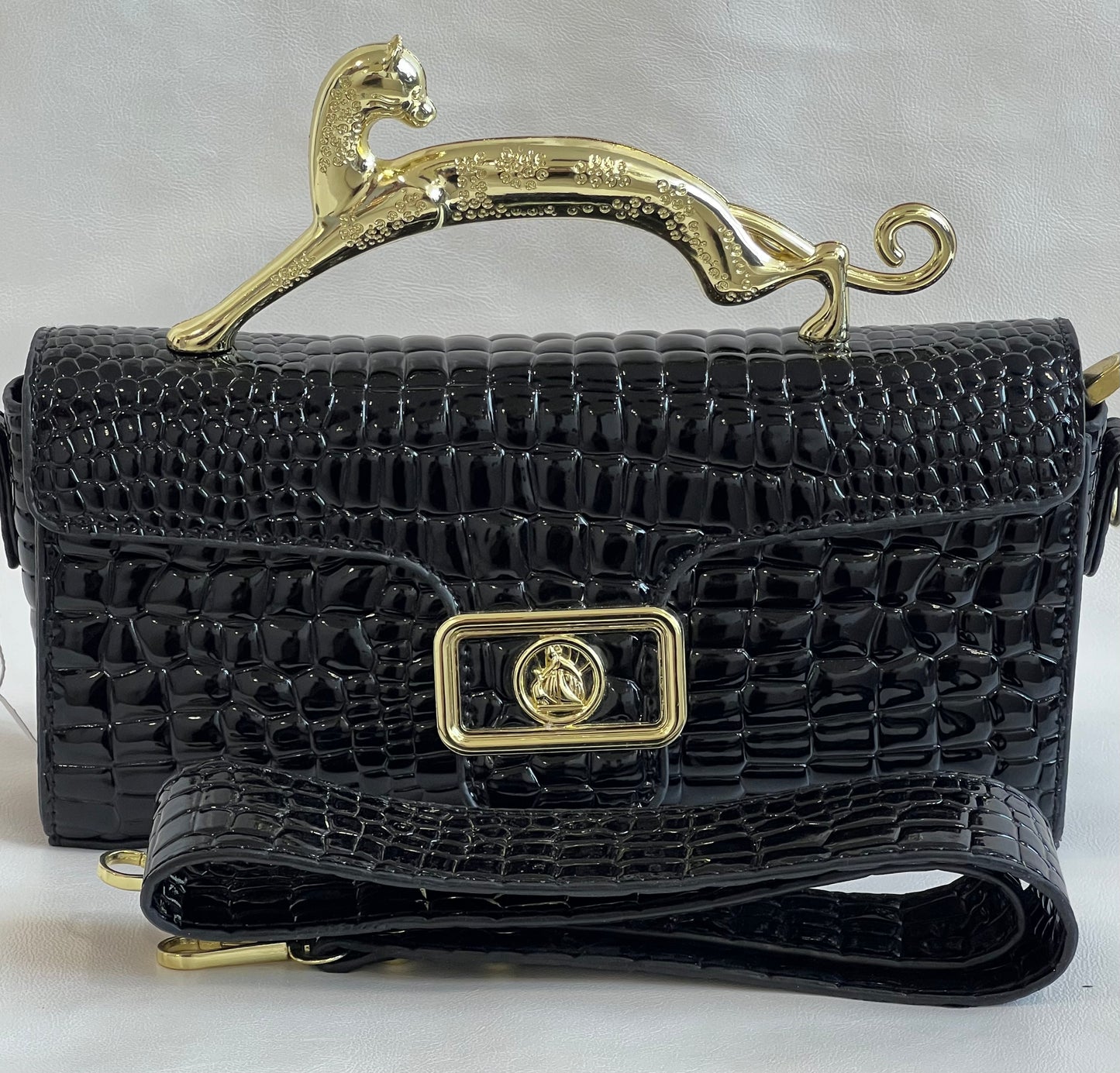 CASUAL BAG BLACK COLOR ( HAND BAG )