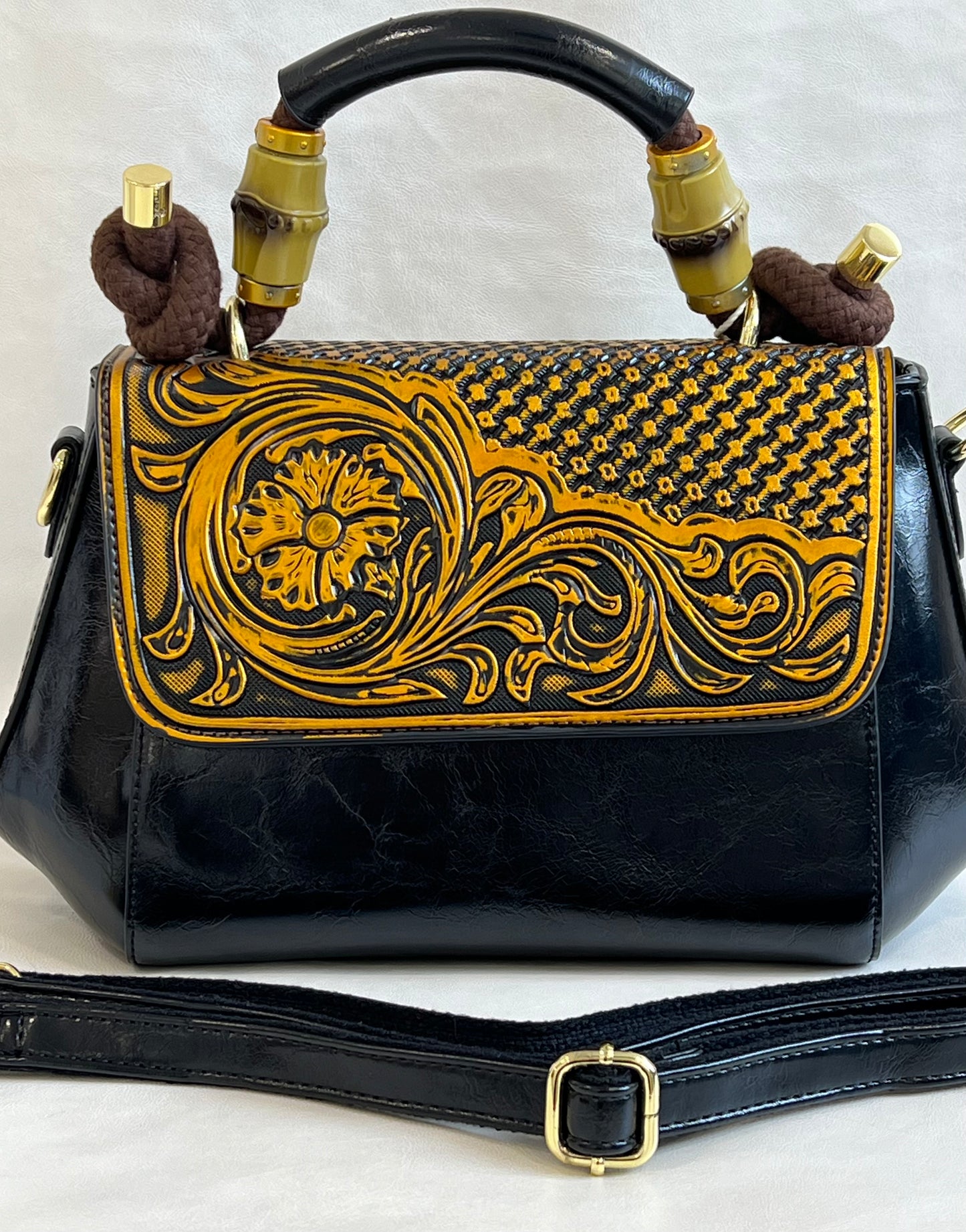 CASUAL BAG BLACK COLOR ( HAND BAG )