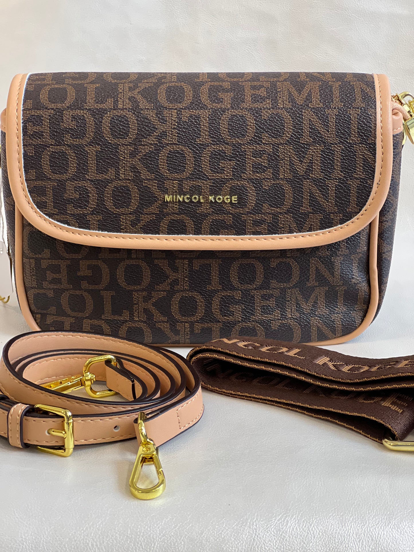 MINCOL KOGE CASUAL BAG BROWN ( SHOULDER BAG )