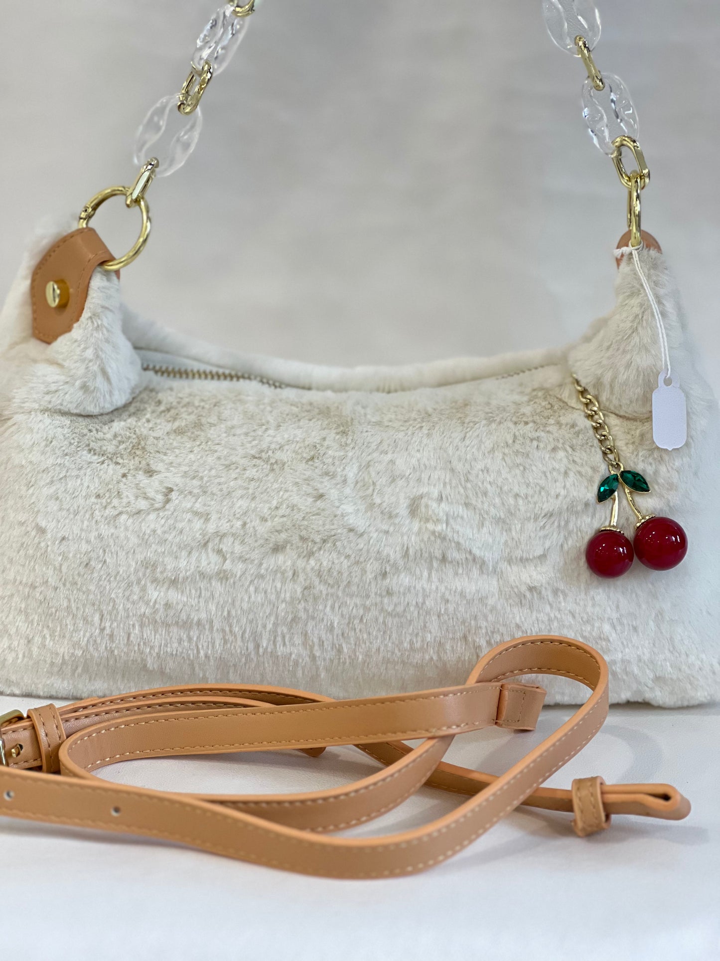 CASUAL BAG OFF WHITE COLOR ( SLING BAG )