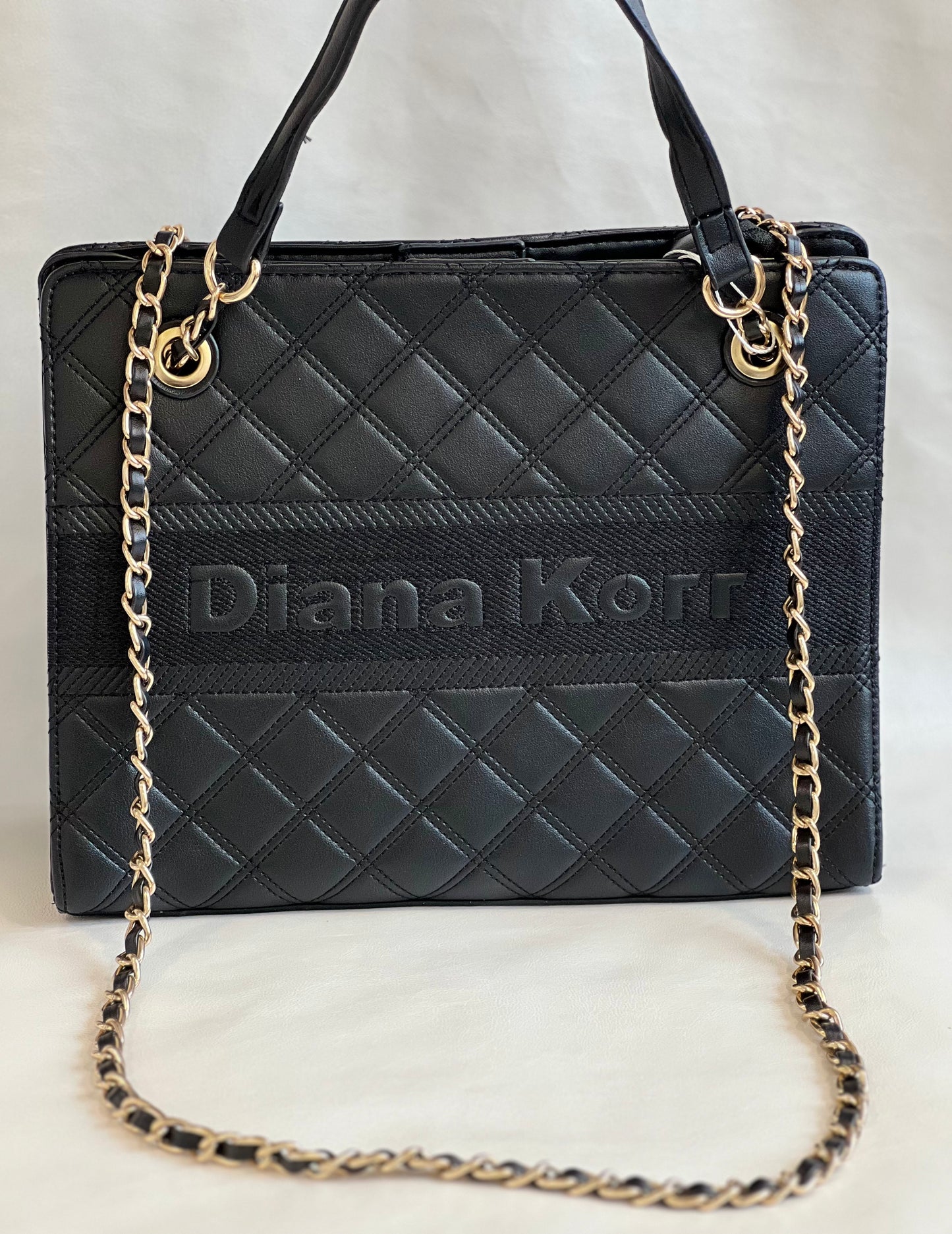 Diana Korr Black Women's Handbag And Shoulder Bag