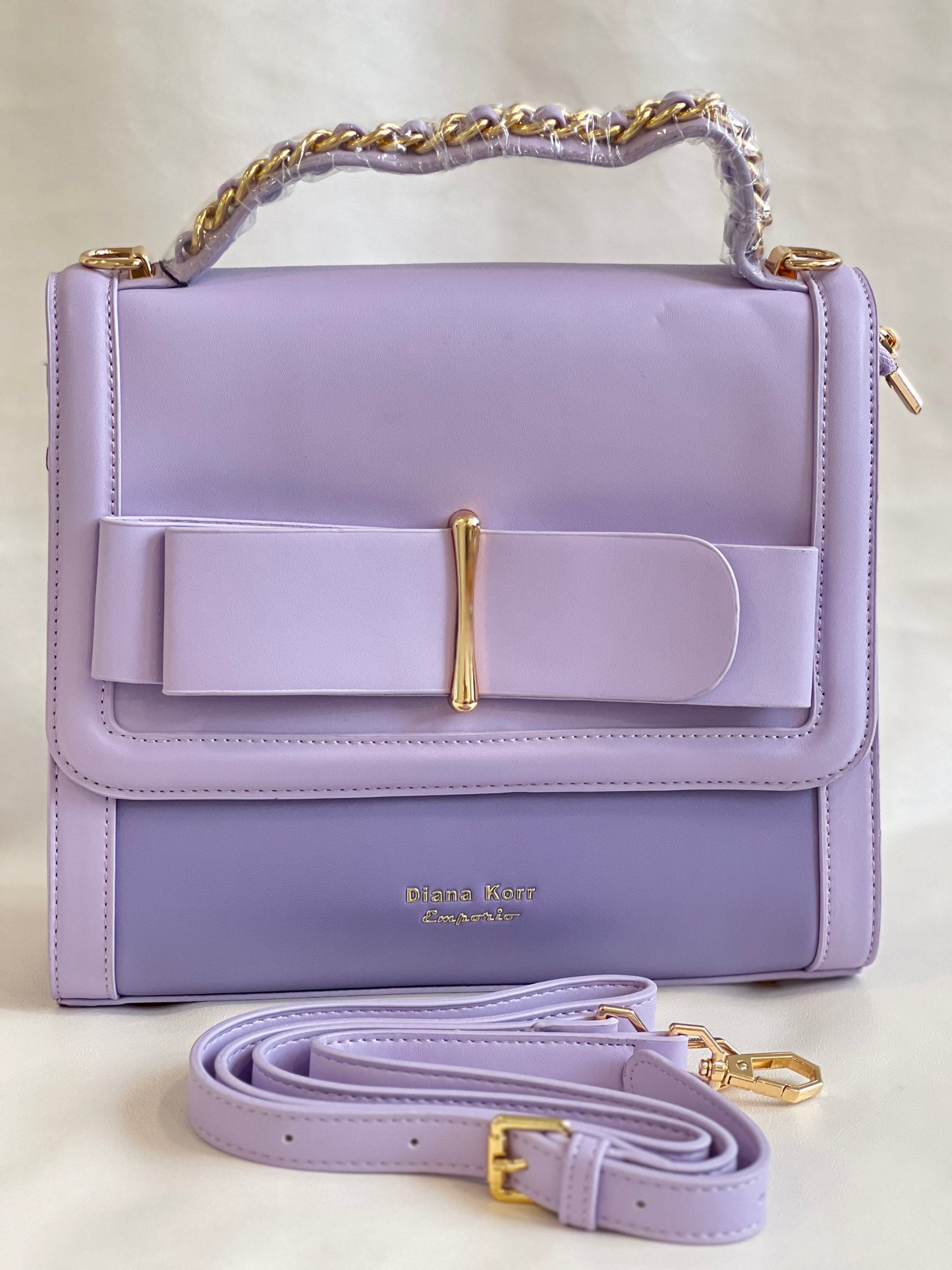 Diana Korr Lavendar Handbag & Shoulder Bag
