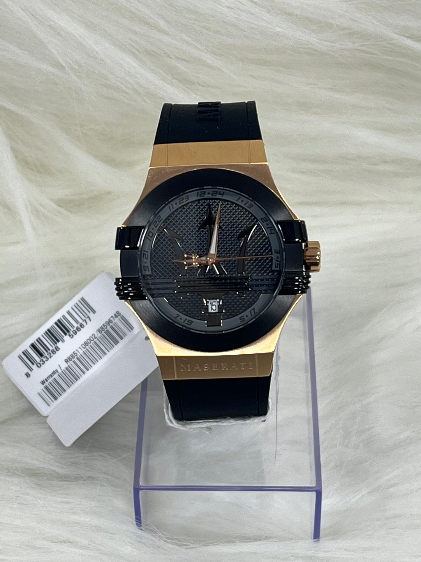 Maserati Watch Black Color Men Watch ( Without Box )