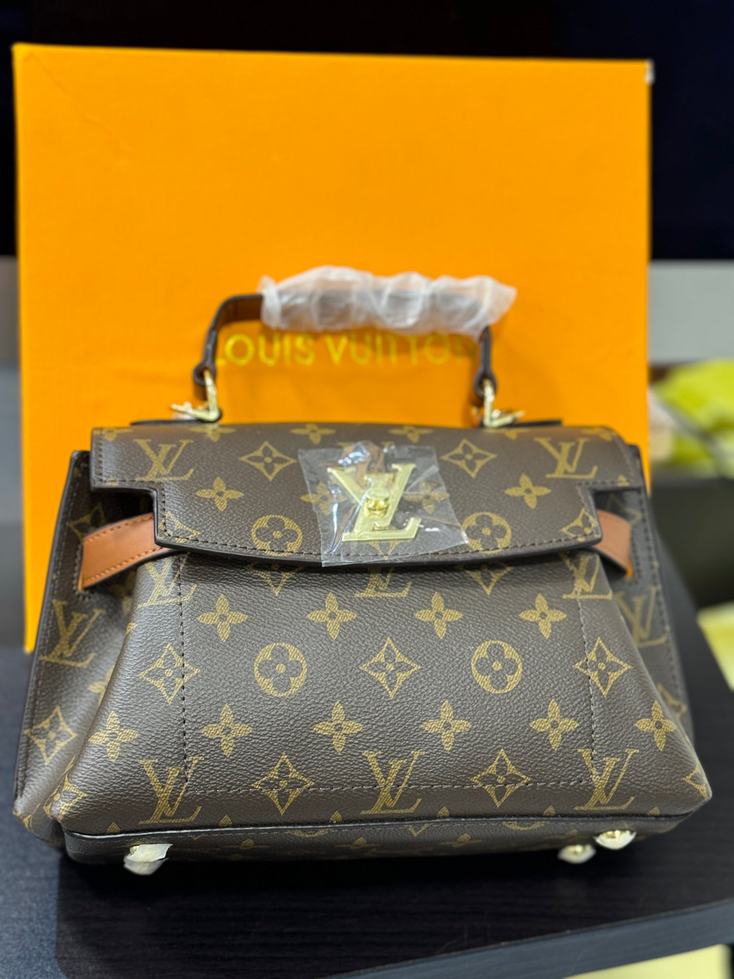 Louis Vuitton Lock Me Ever Monogram Satchel ( with box )