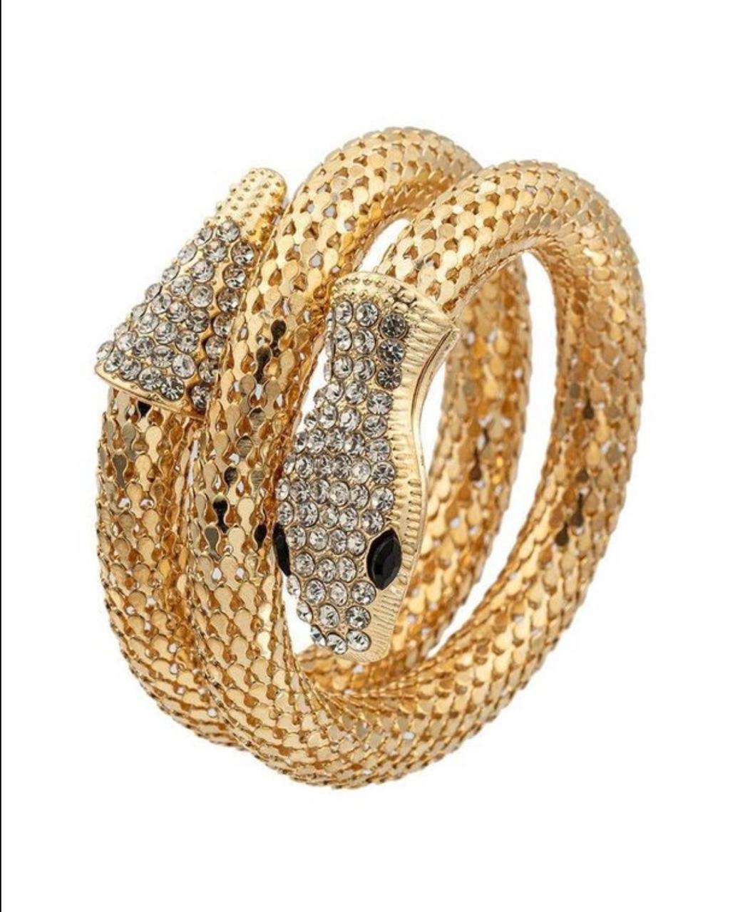 JTBS TOQ Snake bendable Bracelet Plated Traditional Style Jewellery for Women