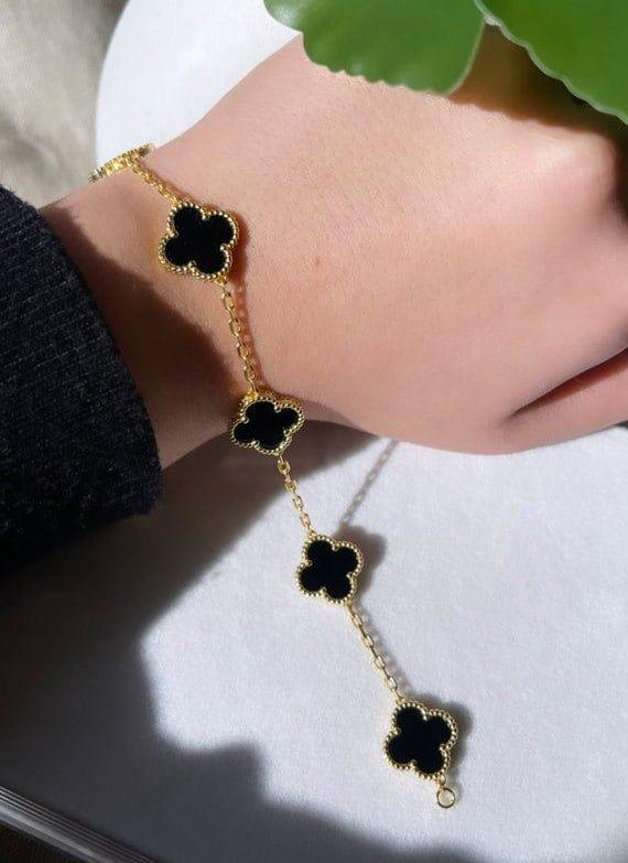 JTBS Van Cleef & Arpels Vintage Alhambra Bracelet 5 Motifs