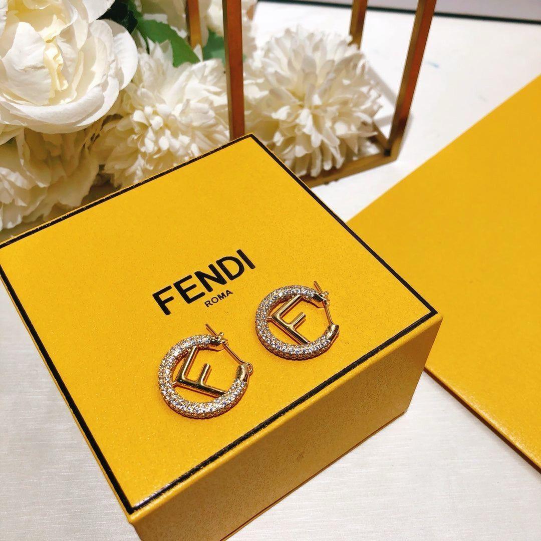 JTBS Fendi Earrings ( With Box )