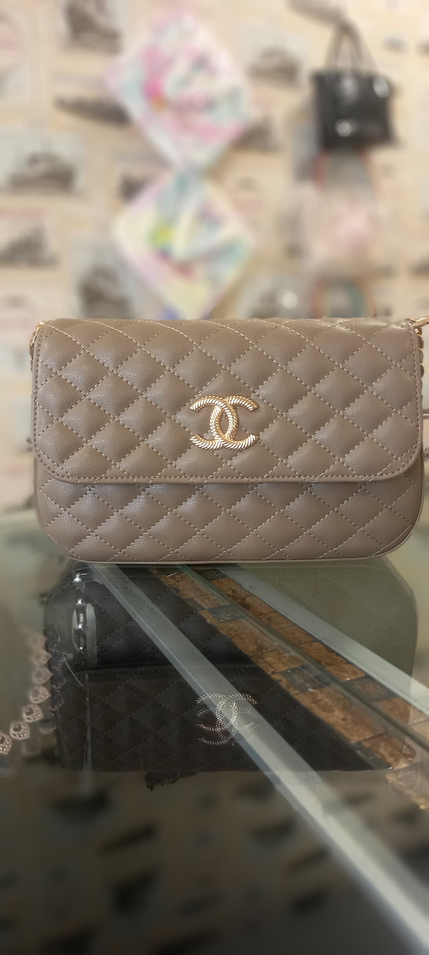 ECONOMICALS CHANEL HAND + SHOULDER BAG WITH SLING