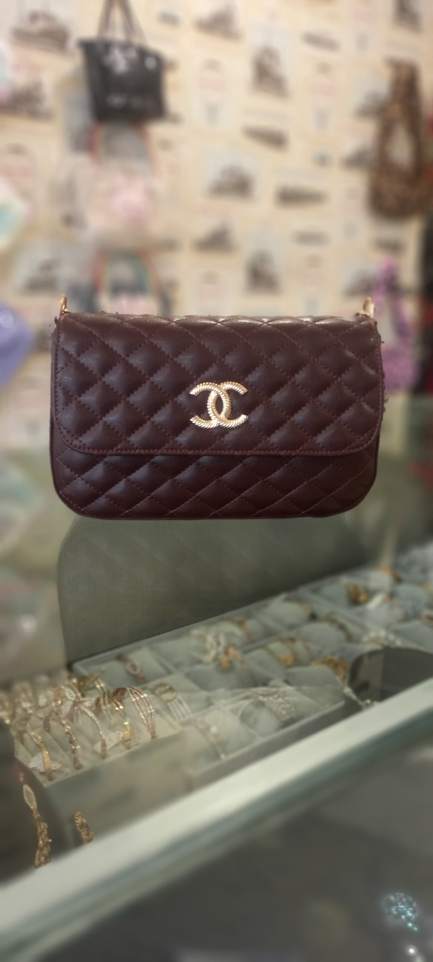 ECONOMICALS CHENEL HAND + SHOULDER BAG WITH SLING