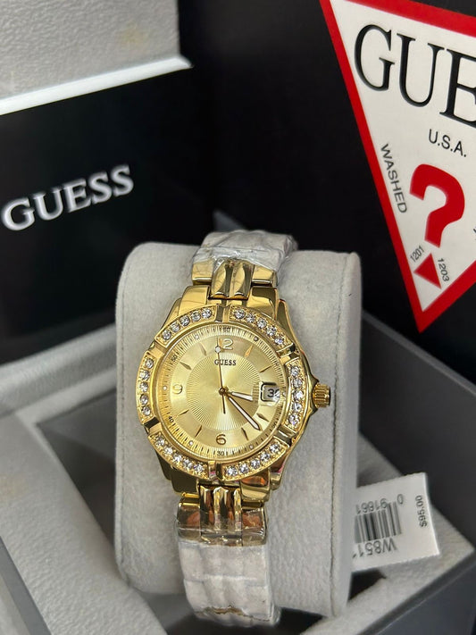 GUESS Watch Gold-Tone Bracelet Watch