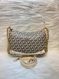 M Monogram Chain Shoulder Bag – White | TBS-048