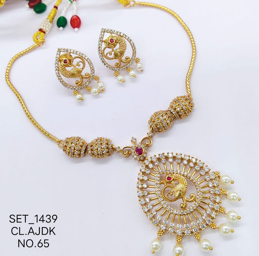 JTBS PREMIUM QUALITY AD STONE CHAIN SET