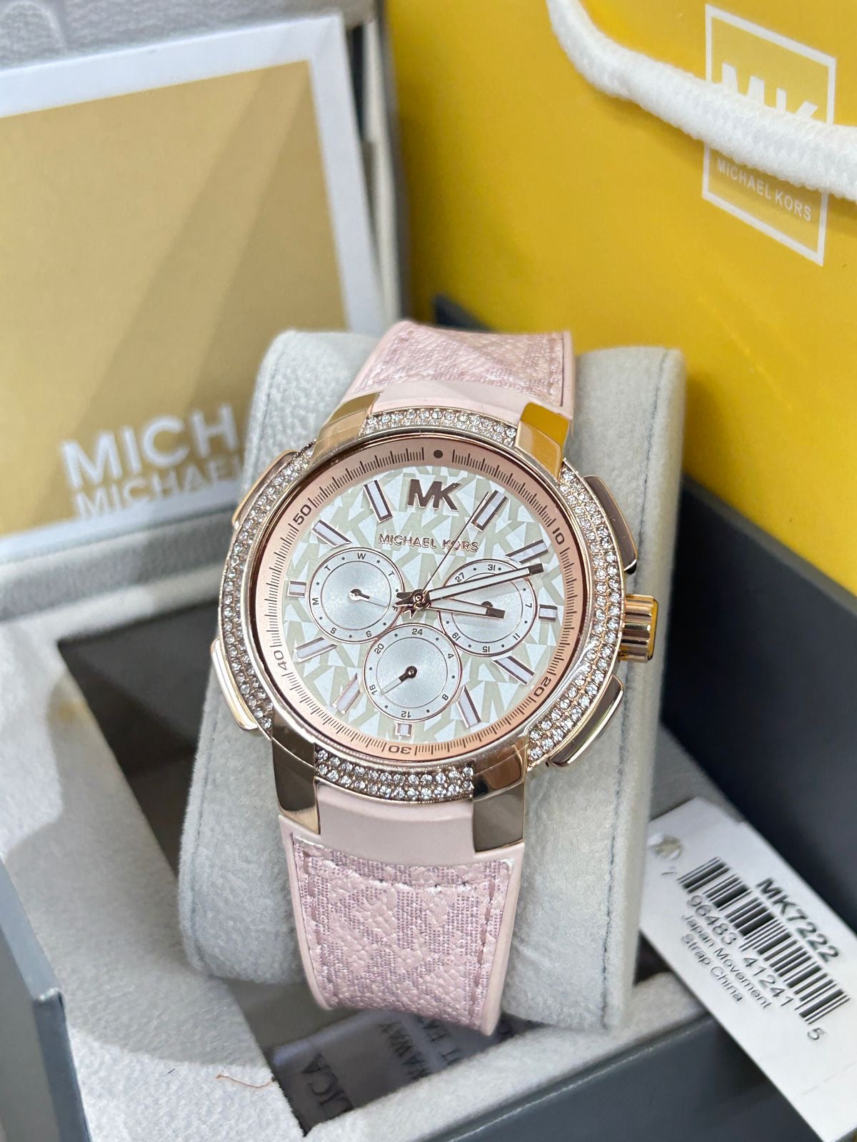 Michael Kors Watch Sidney Analog White Dial Women's Watch ( Without  Box )