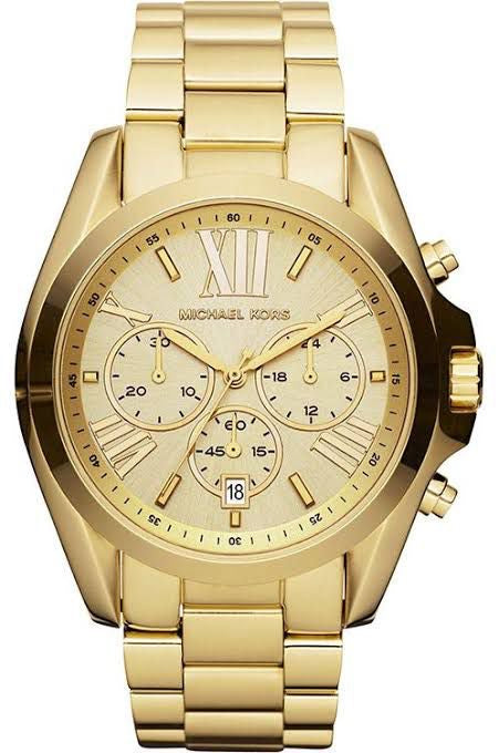 Michael Kors Watch Roman Numeral Watch  Gold ( Without Box )