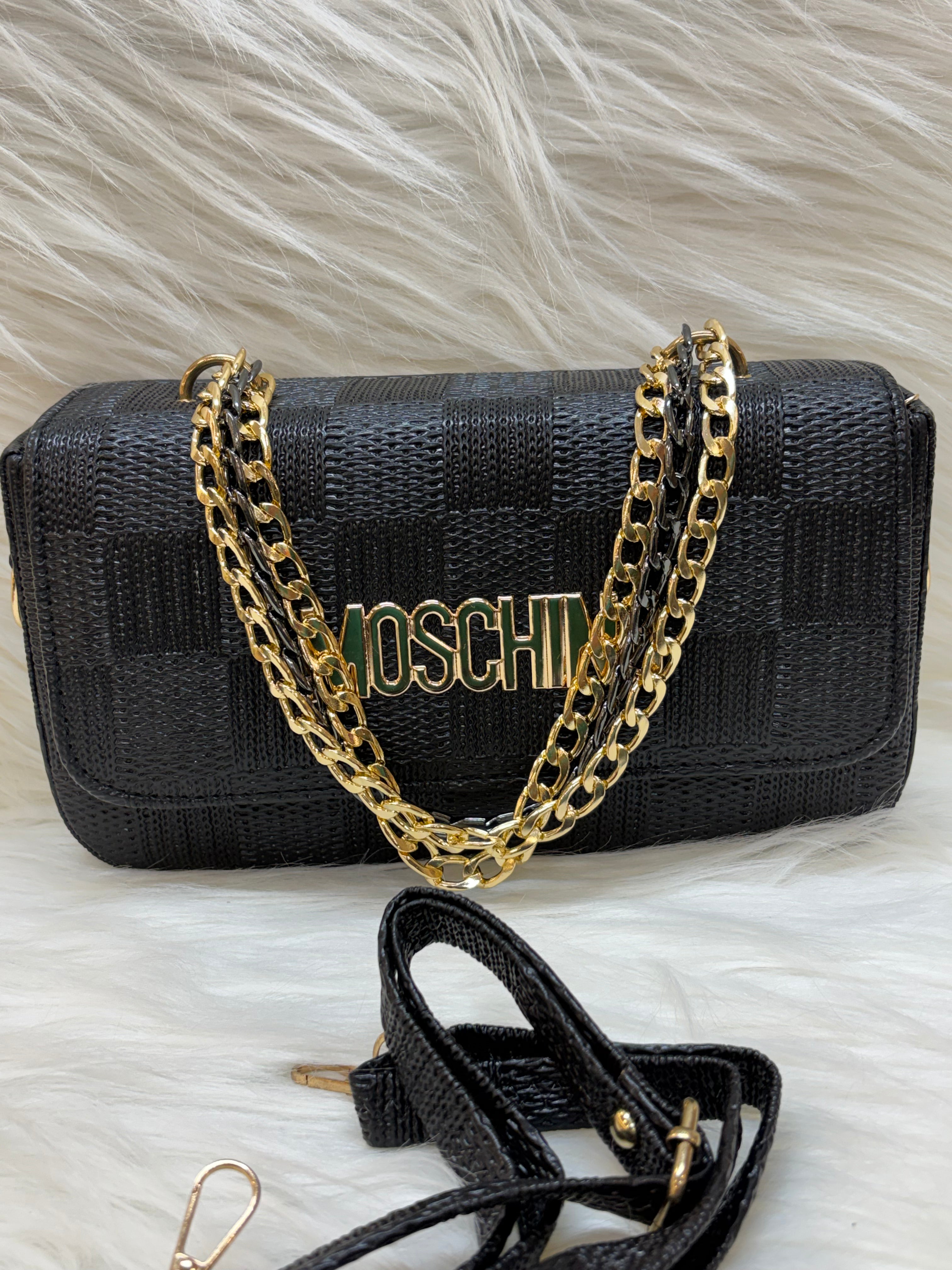 ECONOMICAL SLING BAG WITH LONG + SHORT SLINGS TBS-NB-MOSCHINO-01