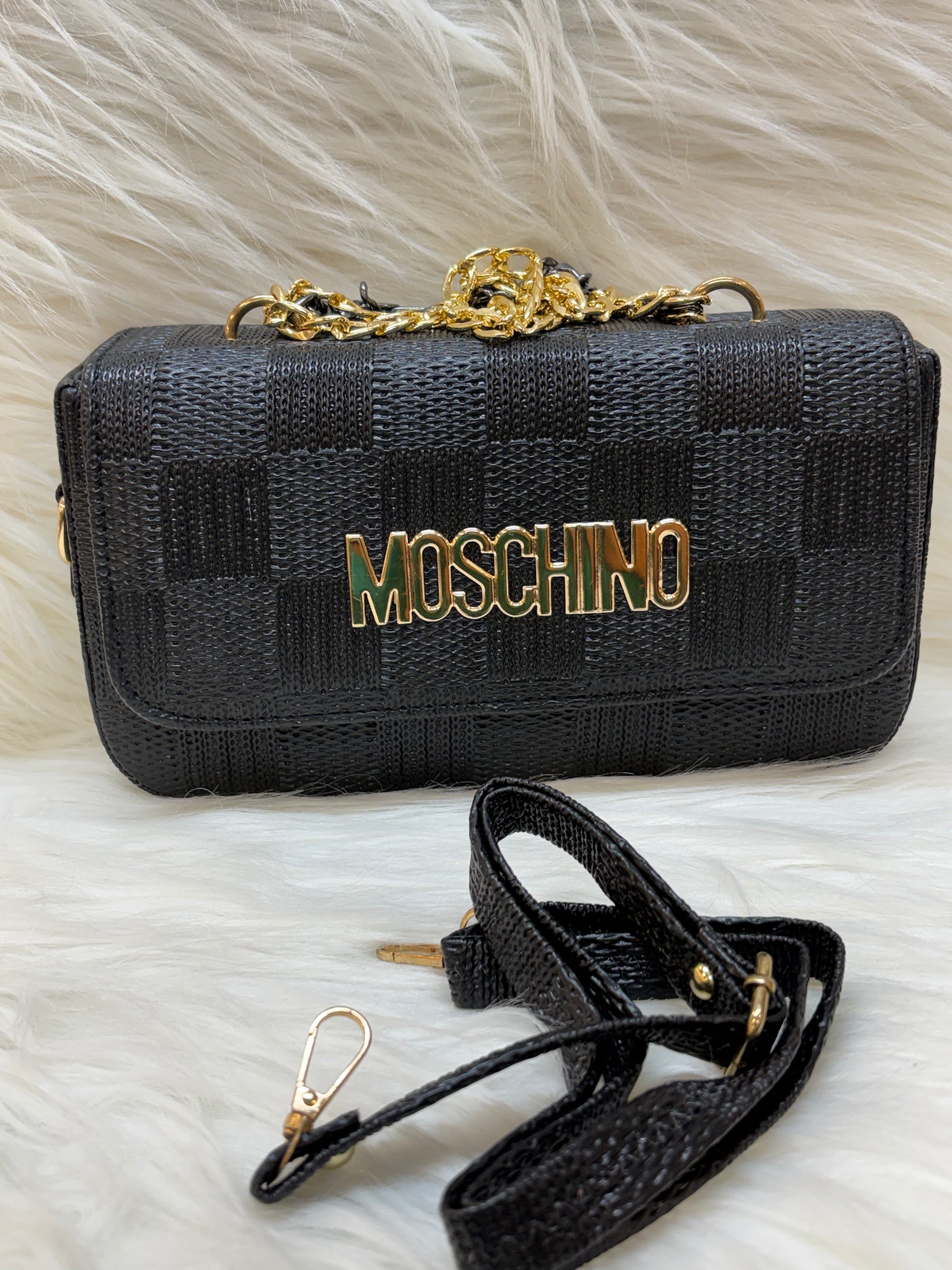 ECONOMICAL SLING BAG WITH LONG + SHORT SLINGS TBS-NB-MOSCHINO-01