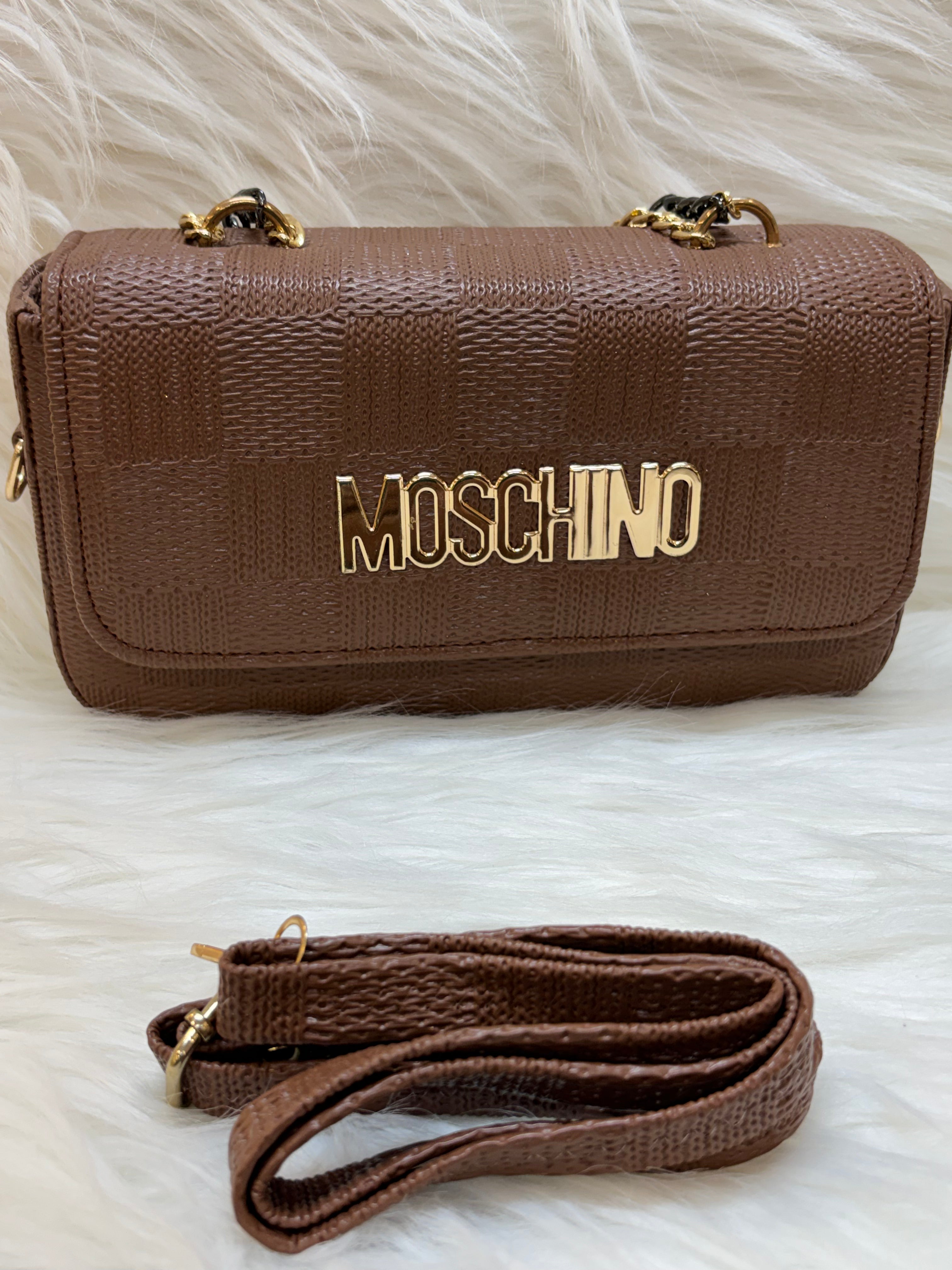 ECONOMICAL SLING BAG WITH LONG + SHORT SLINGS TBS-NB-MOSCHINO-02