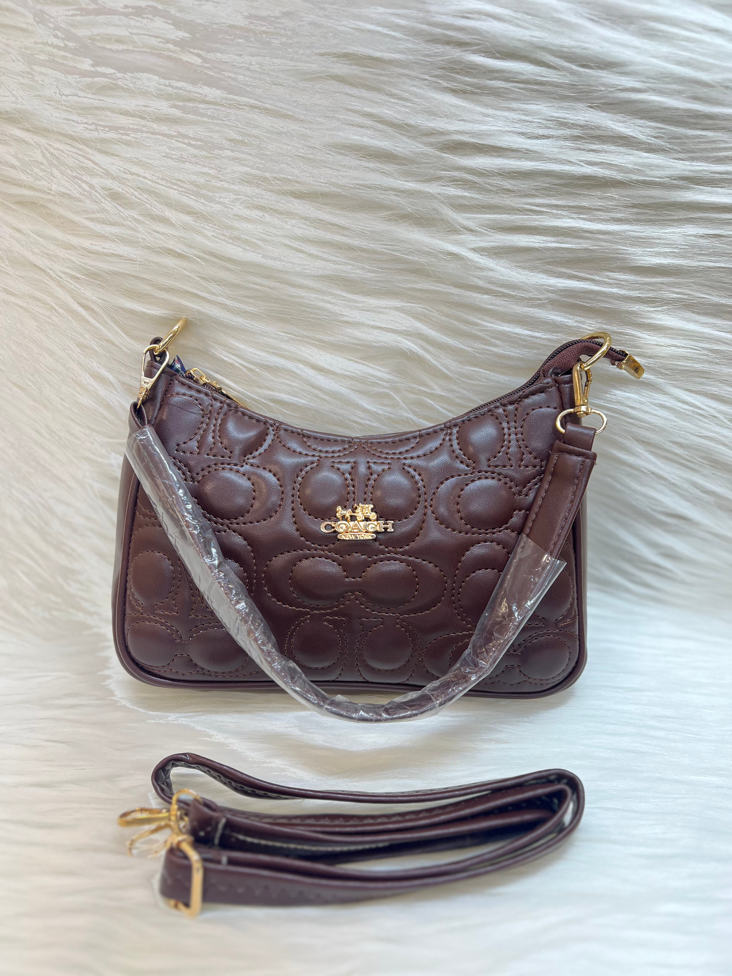 ECONOMICAL SLING BAG WITH LONG + SHORT SLINGS TBS-NB-COACH-02BROWN
