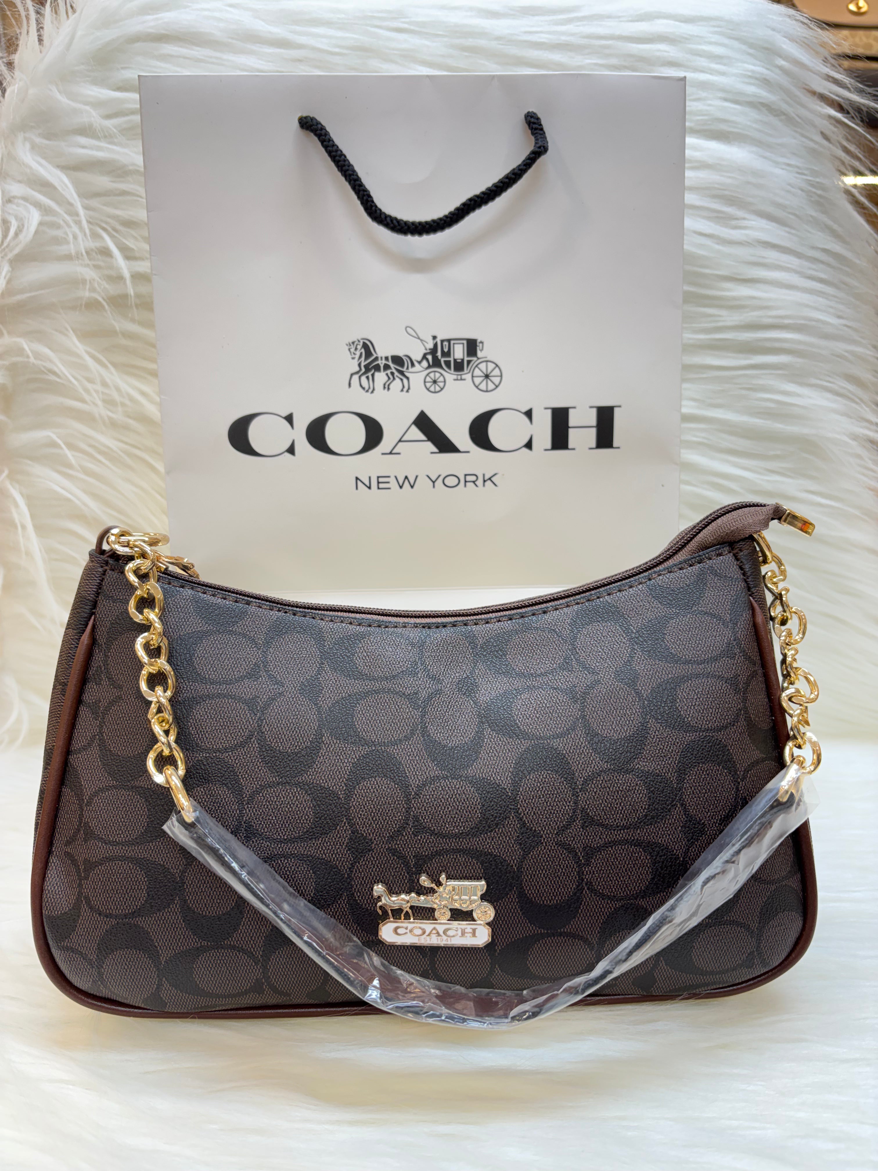COACH IMPORTED CARRY BAG SLING BAG TBS-1