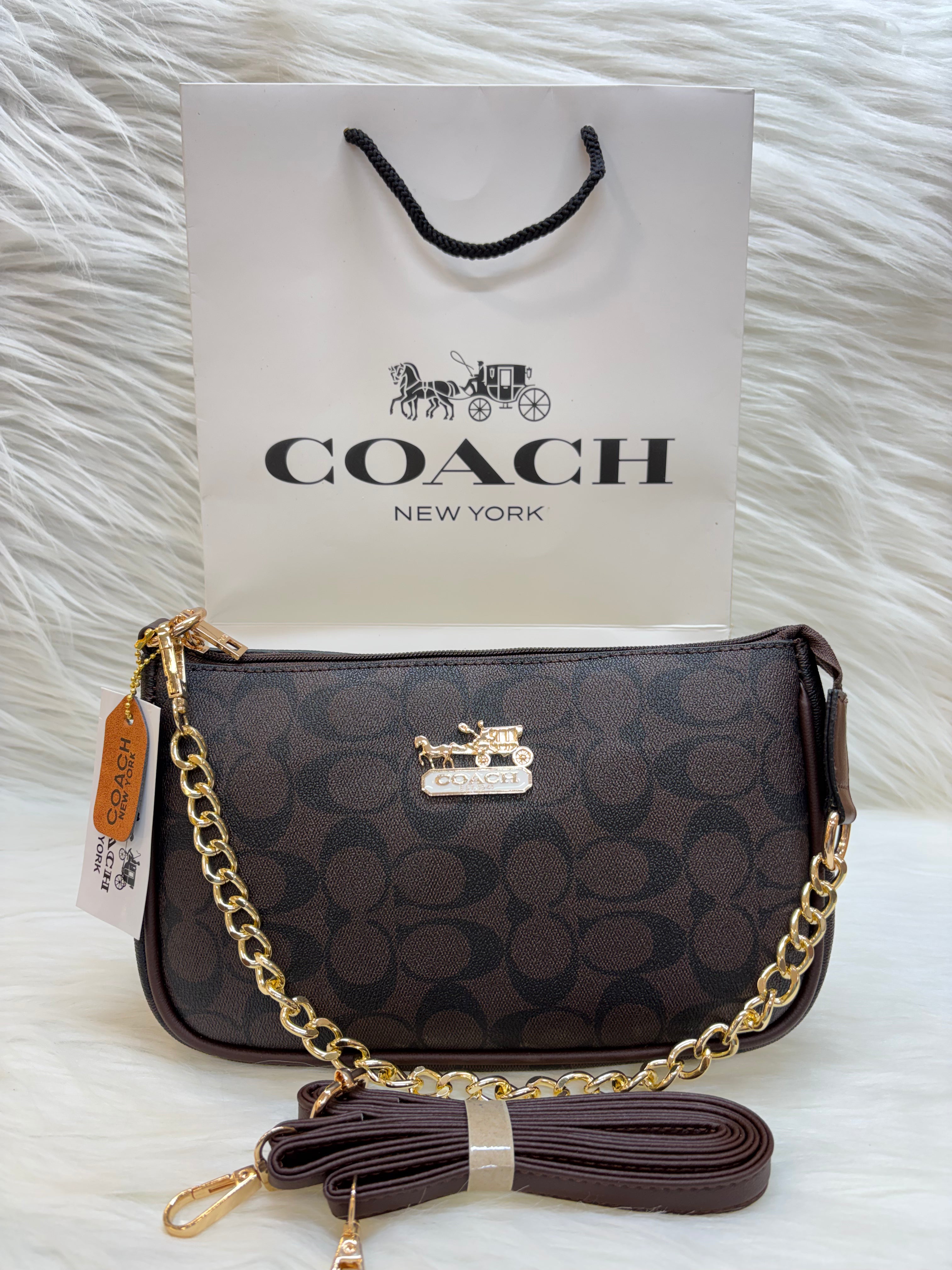COACH IMPORTED CARRY BAG SLING BAG TBS-5