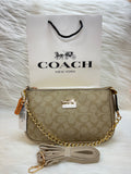 COACH IMPORTED CARRY BAG SLING BAG TBS-6