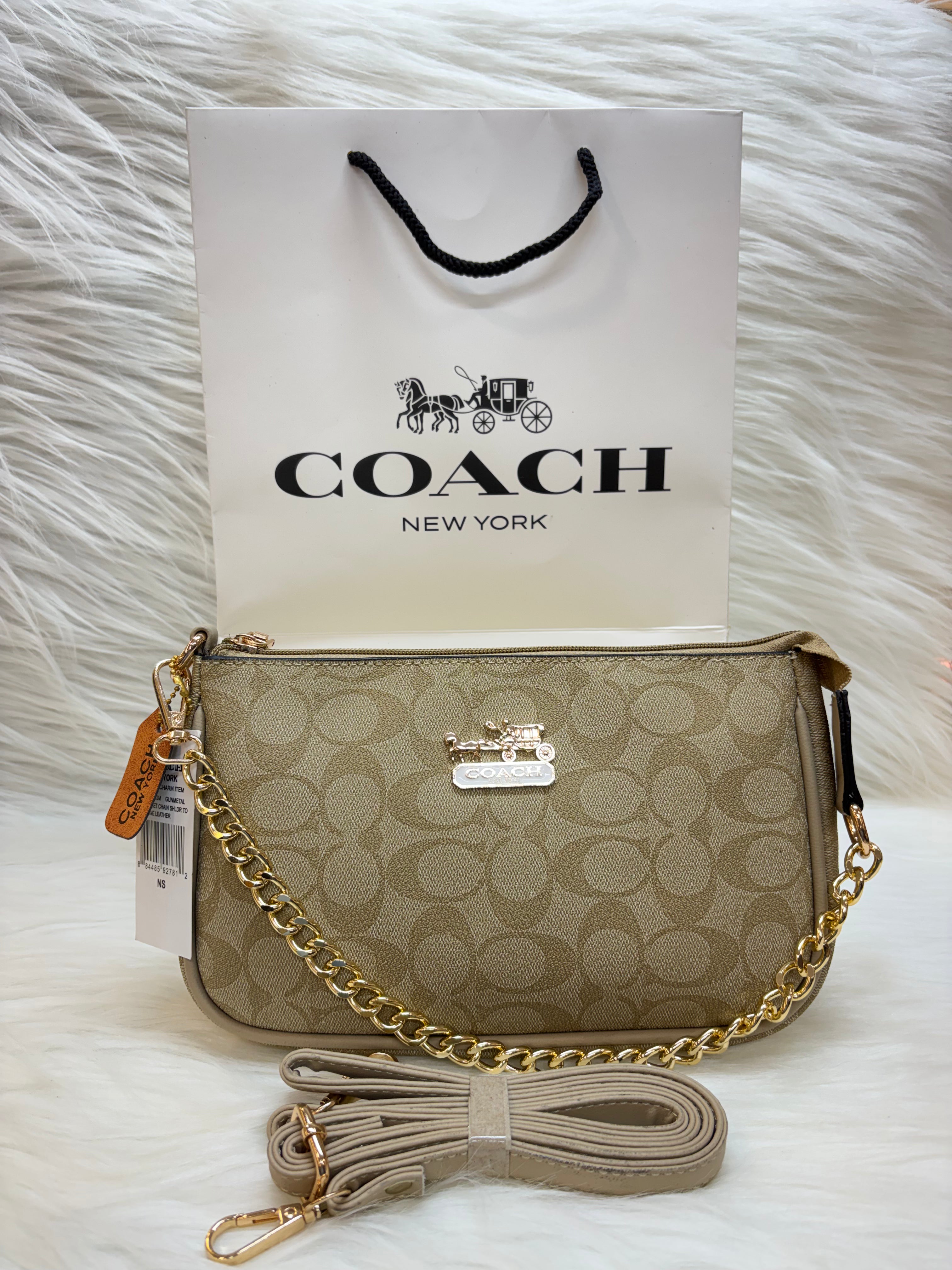 COACH IMPORTED CARRY BAG SLING BAG TBS-6