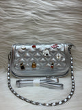 IMPORTED SLING BAG TBS-42 SILVER
