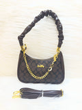 COACH IMPORTED SLING BAG TBS-23 BROWN-BLACK