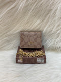 COACH PREMIUM MINIATURE SLING BAG TBS-315 COFFEE BLACK