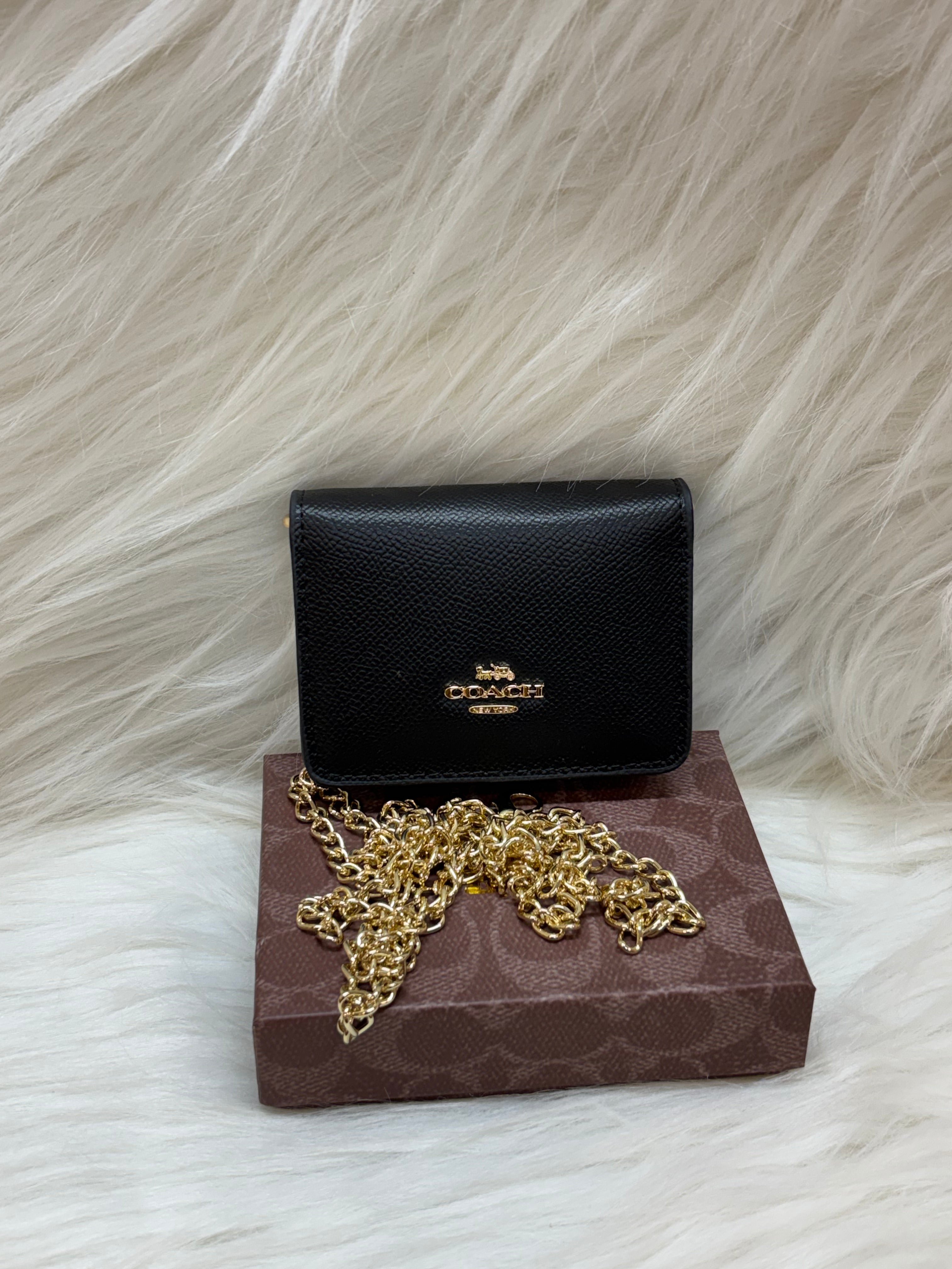 COACH PREMIUM MINIATURE SLING BAG TBS-318 BLACK