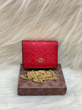 COACH PREMIUM MINIATURE SLING BAG TBS-317 RED