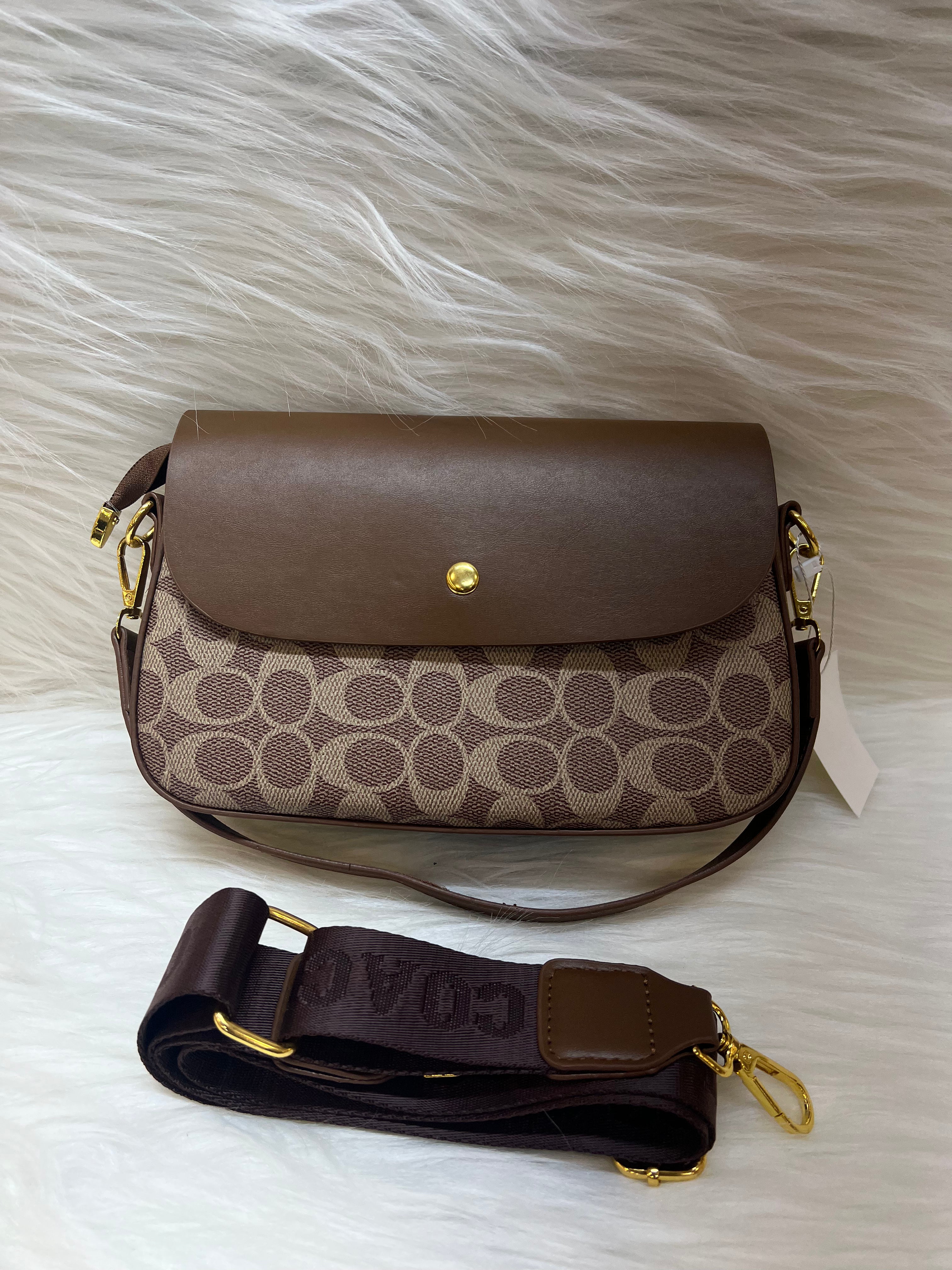 COACH IMPORTED SLING BAG TBS-31 COFFEE