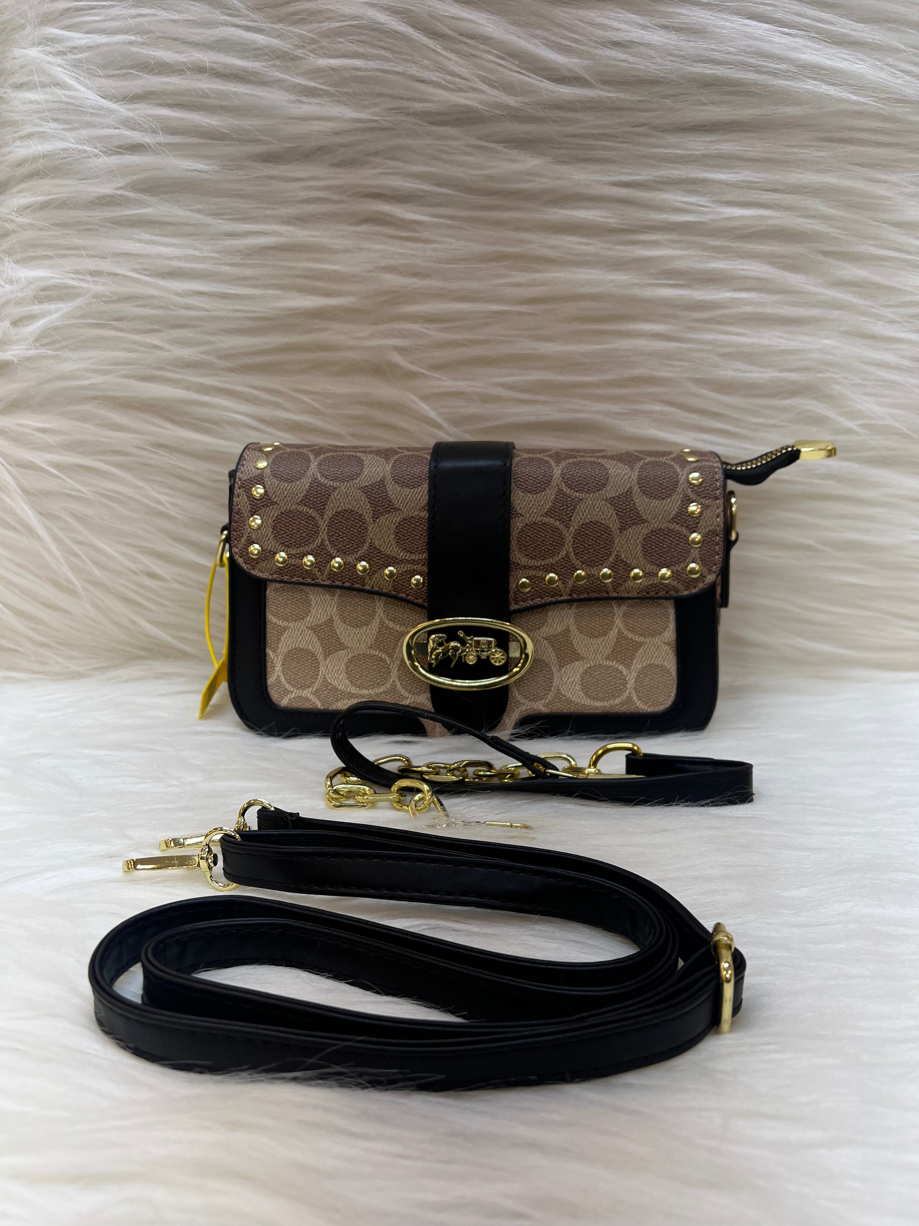 COACH IMPORTED SLING BAG TBS-27 BLACK