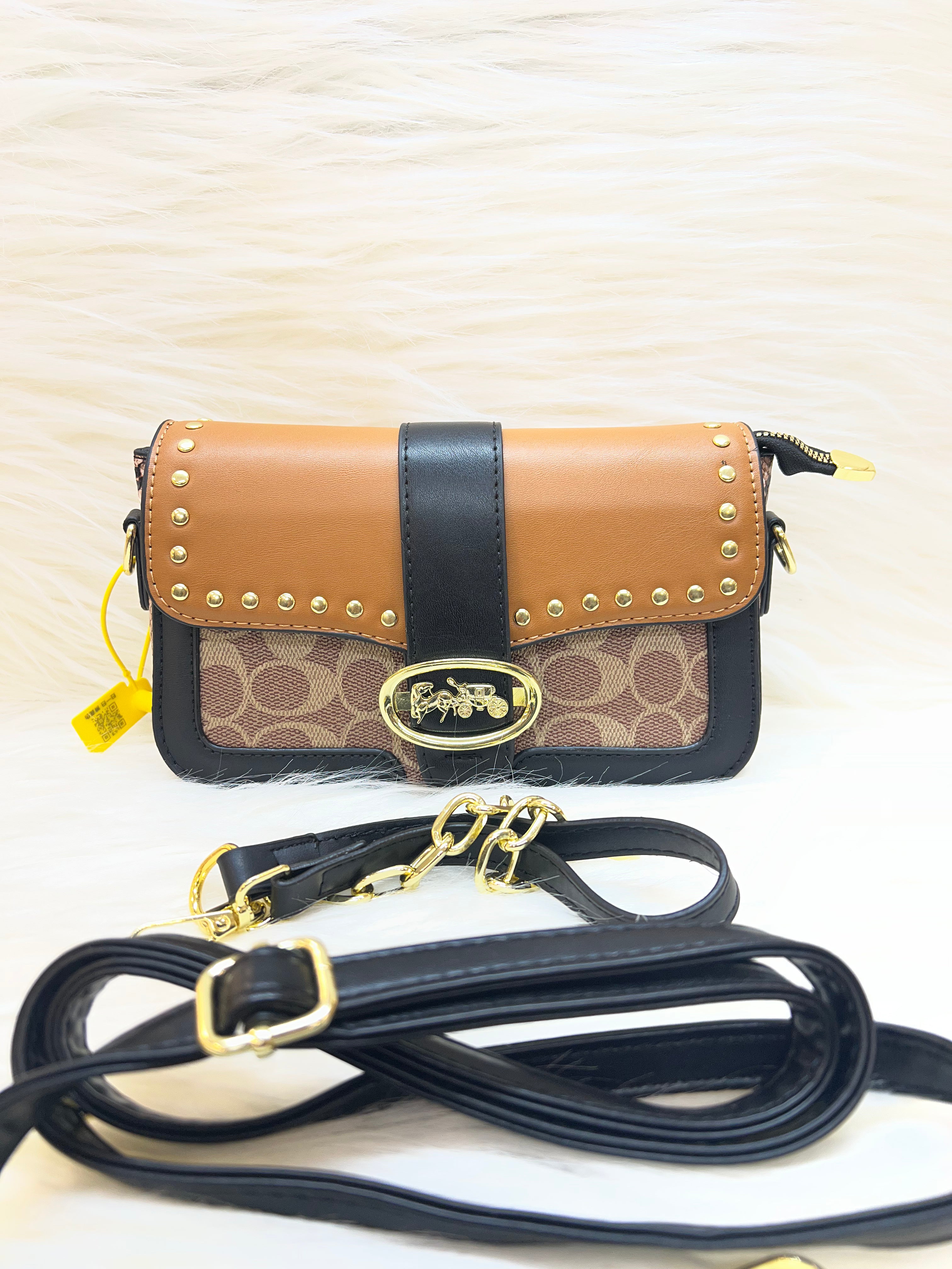 COACH  IMPORTED SLING BAG TBS-26 BROWN