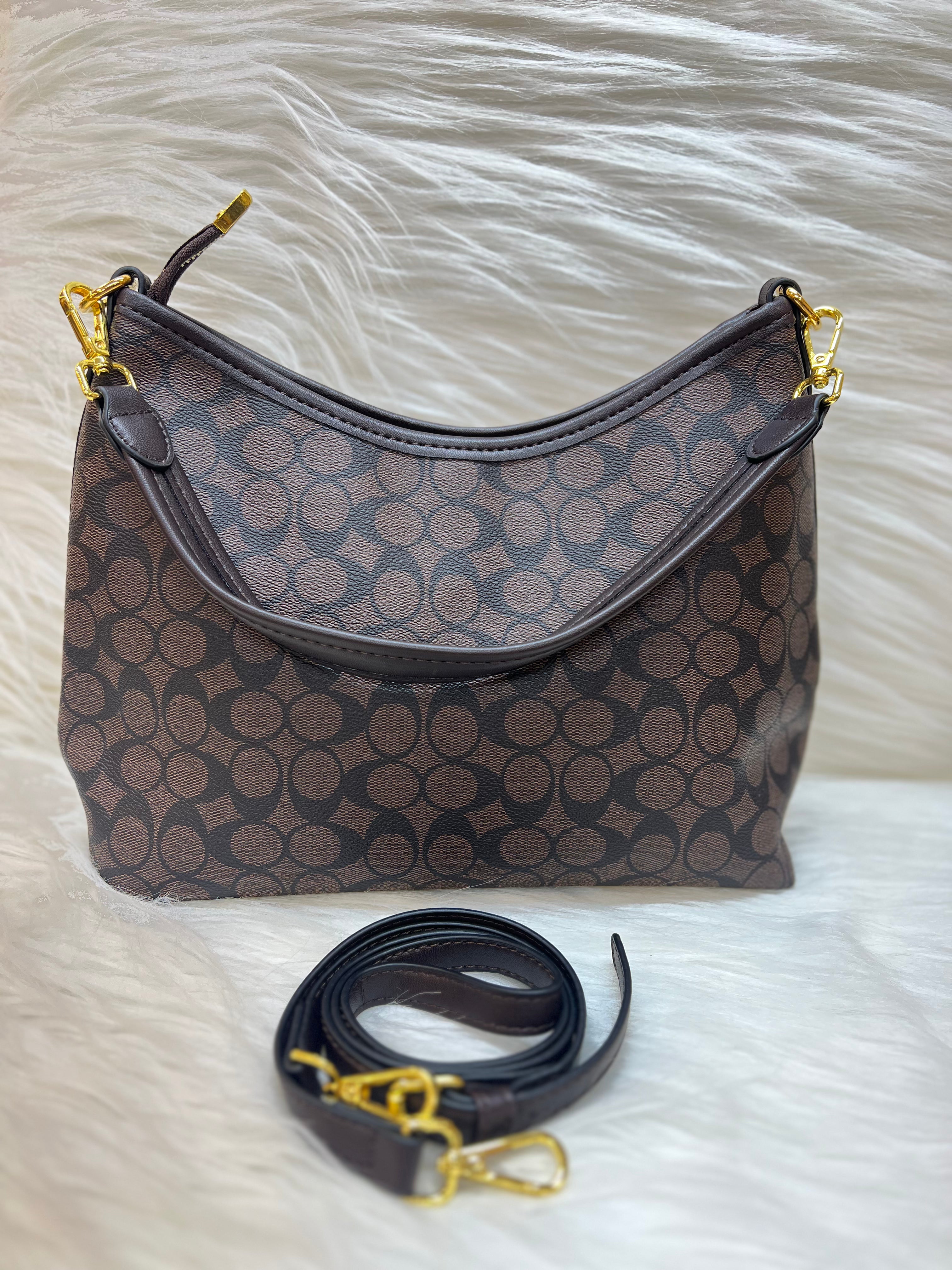 COACH IMPORTED SHOULDER BAG TBS-55 BROWN