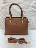 ALLEN SOLLY IMPORTED HAND BAG TBS-51 BROWN