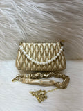 PARTY WEAR IMPORTED SLING BAG TBS-53 GOLDEN