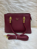 ALLEN SOLLY IMPORTED HAND BAG TBS-49 MEHROON