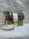 COACH IMPORTED HAND BAG TBS-0100 WHITE