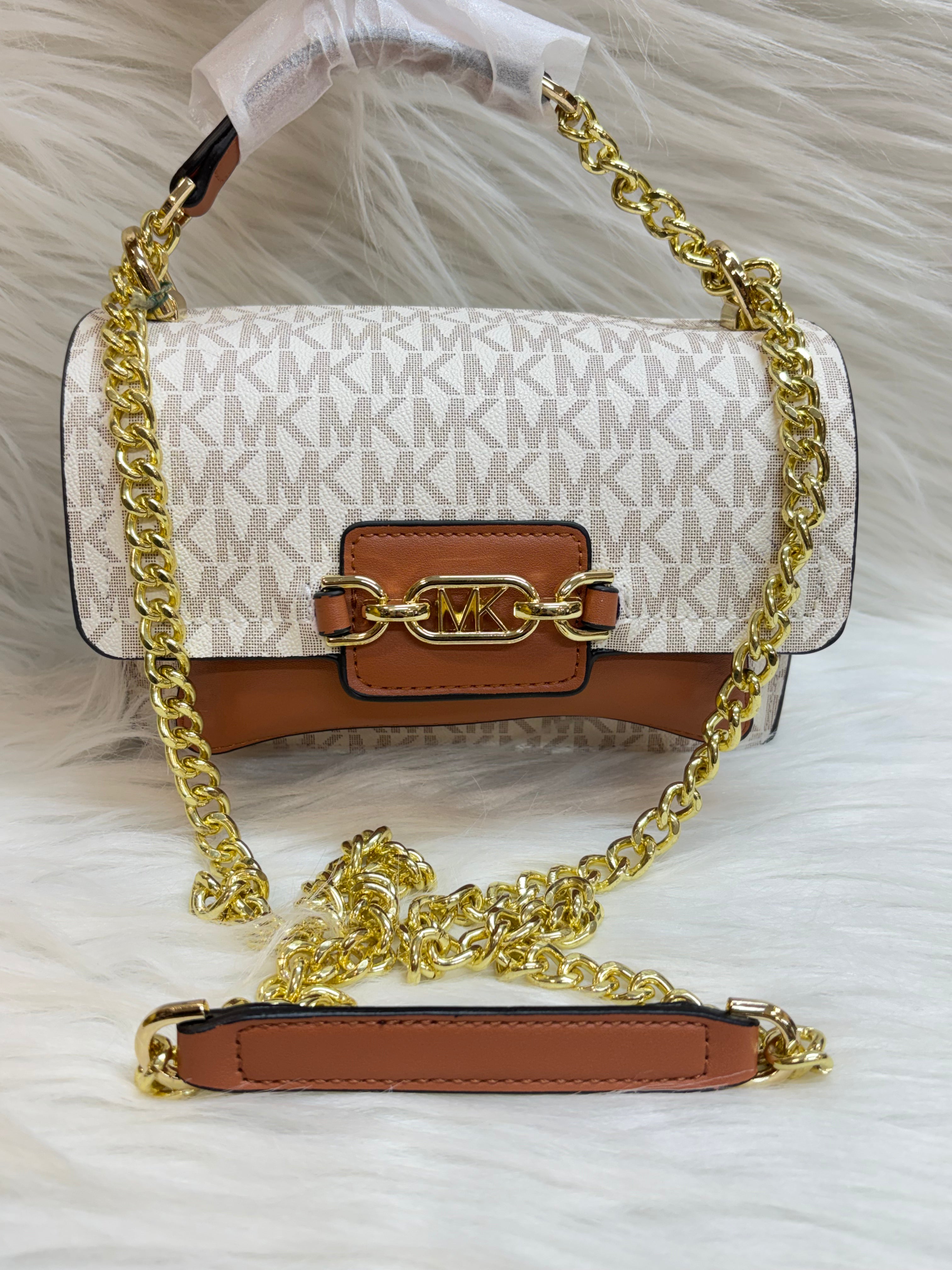 MICHEAL KORS PREMIUM SHOULDER BAG TBS-00334 WHITE