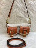 MICHEAL KORS PREMIUM SHOULDER BAG TBS-00328 BEIGE-BROWN