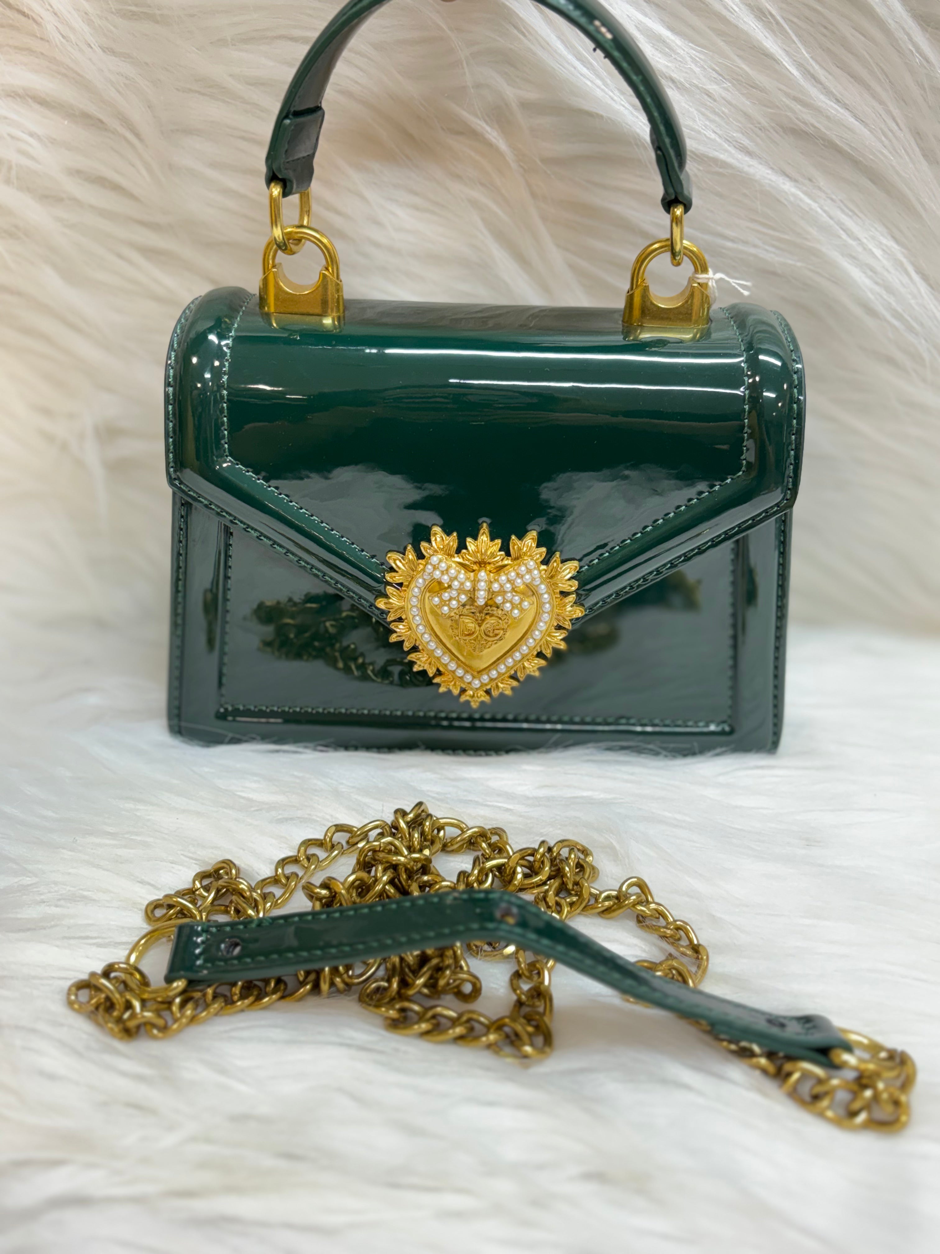DOLCE & GABBANA PREMIUM HAND BAG TBS-00326 GREEN